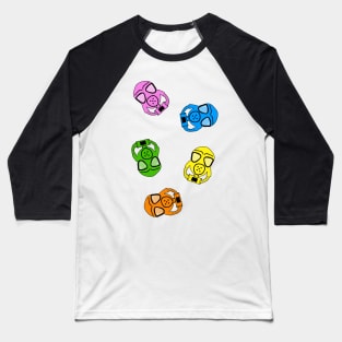 multi colored gas masks Baseball T-Shirt